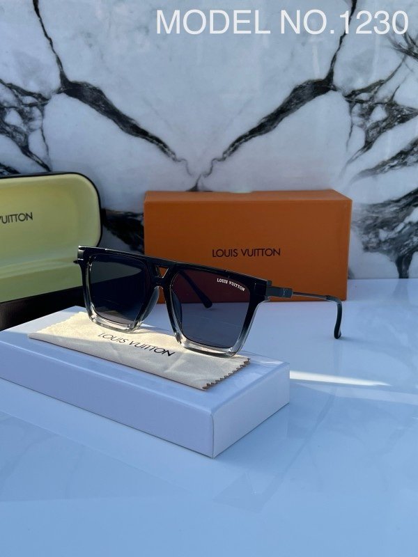 Louis Vuitton 1230 Black Transparent Sunglasses