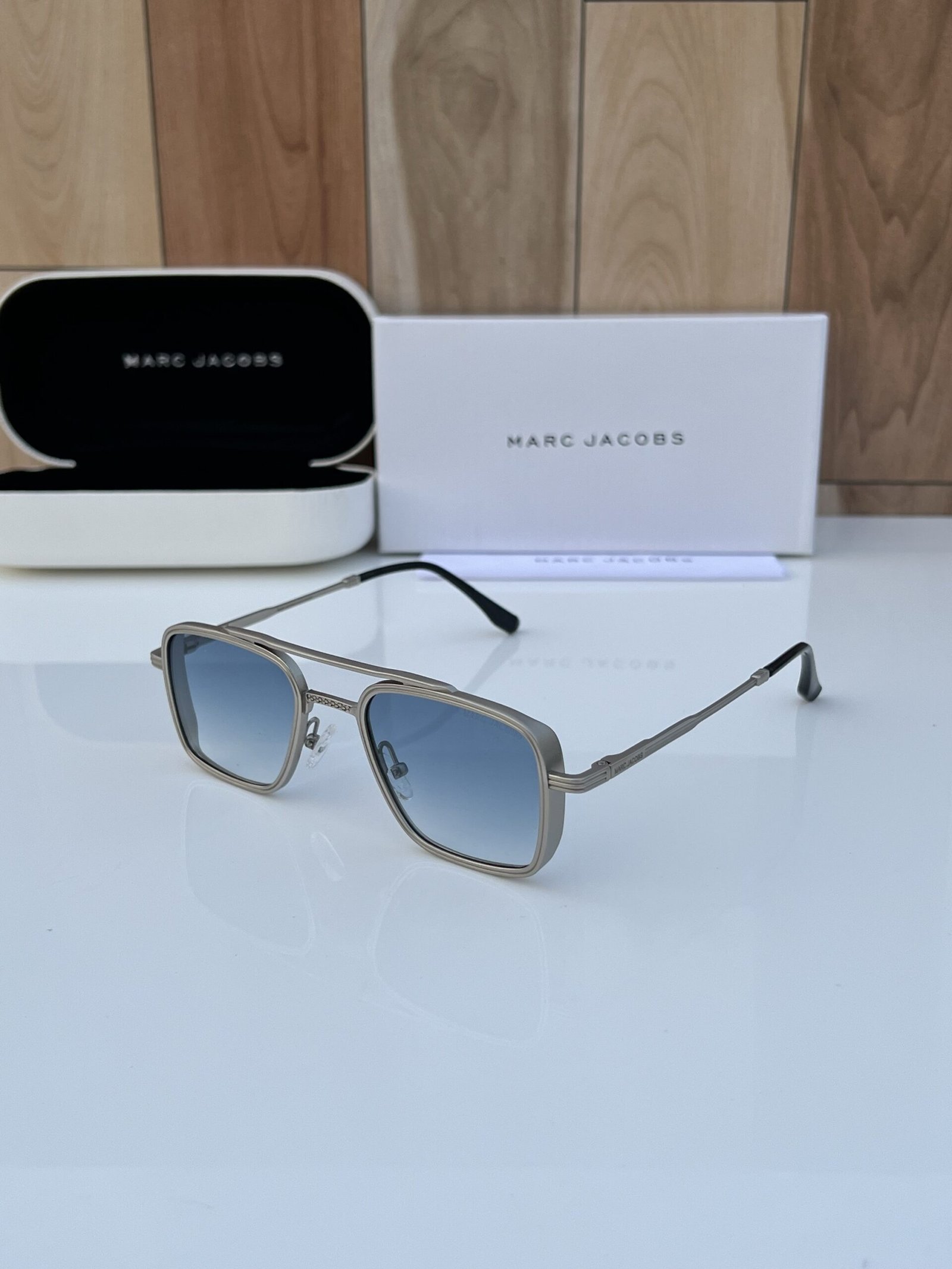 Marc Jacobs 504 Silver Blue Sunglasses