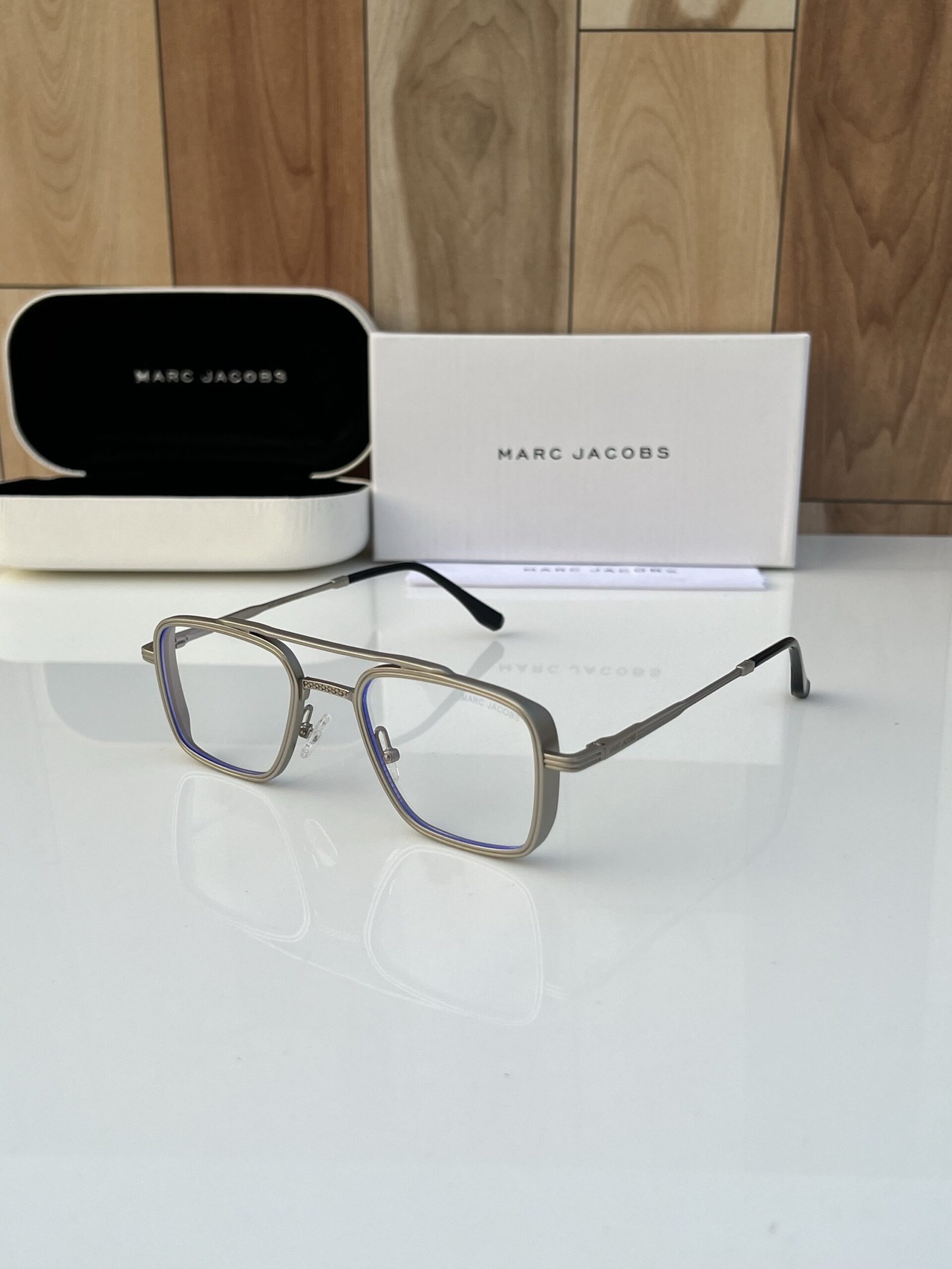 Marc Jacobs 504 Silver Plano Sunglasses