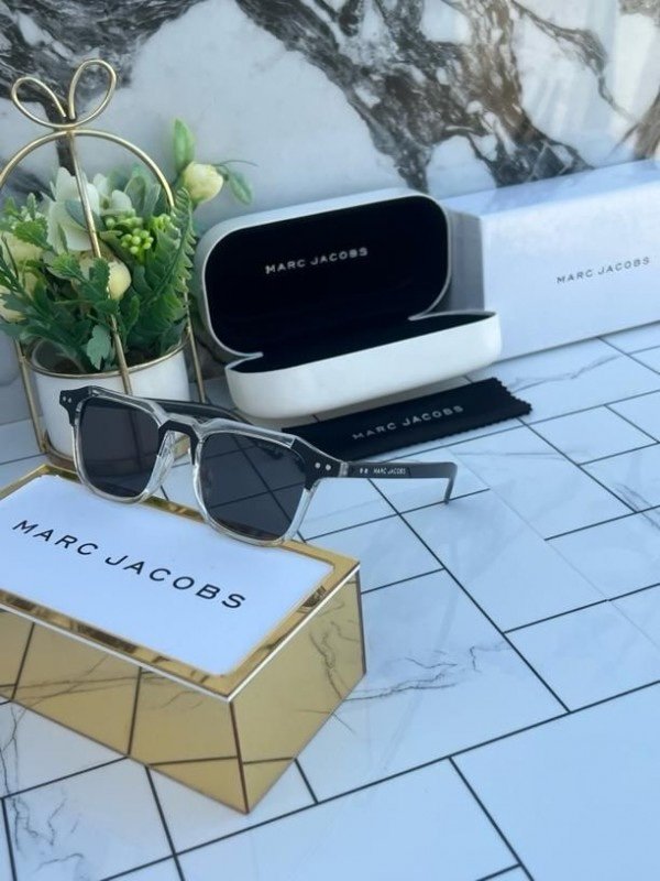 Marc Jacobs Small Transparent Black Sunglasses