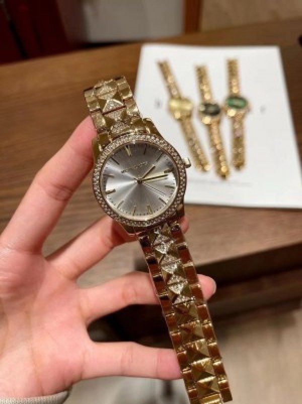 Michael Kors Runaway Pave Gold White