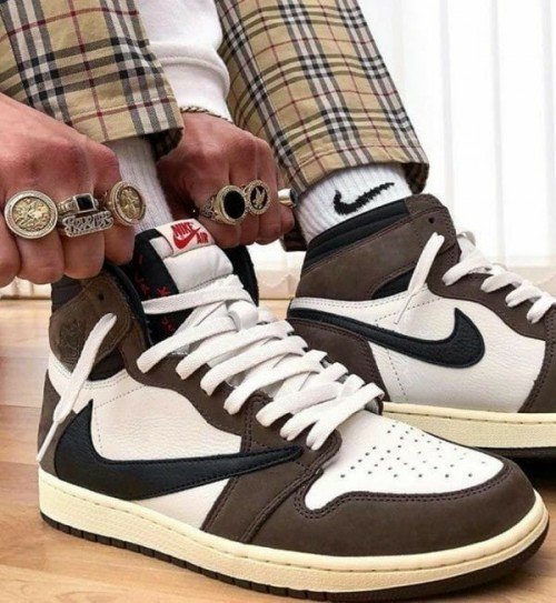 air jordan retro 1 travis scott high with og box 2 laces fixed