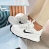 NIKEE BAILLELI PLATFORM SNEAKER WHITE