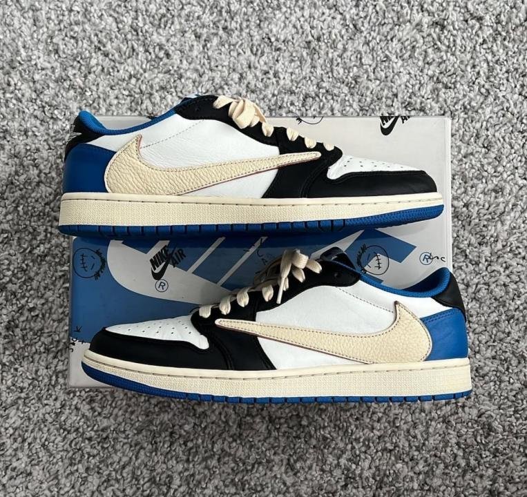 Travis Scott X Fragment X Air Jordan 1 Low Women's OG SEMI UA