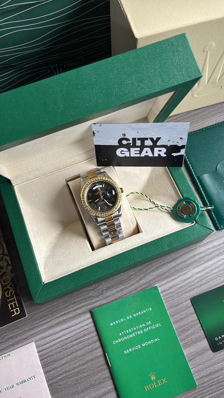 Rolex Oyster perpetual Day Date Diamond 40 Battery