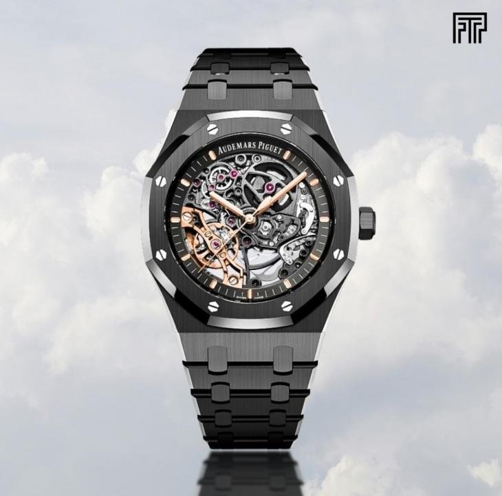 Audemars_Piguet Royal Oak Skeleton Automatic Black-Black