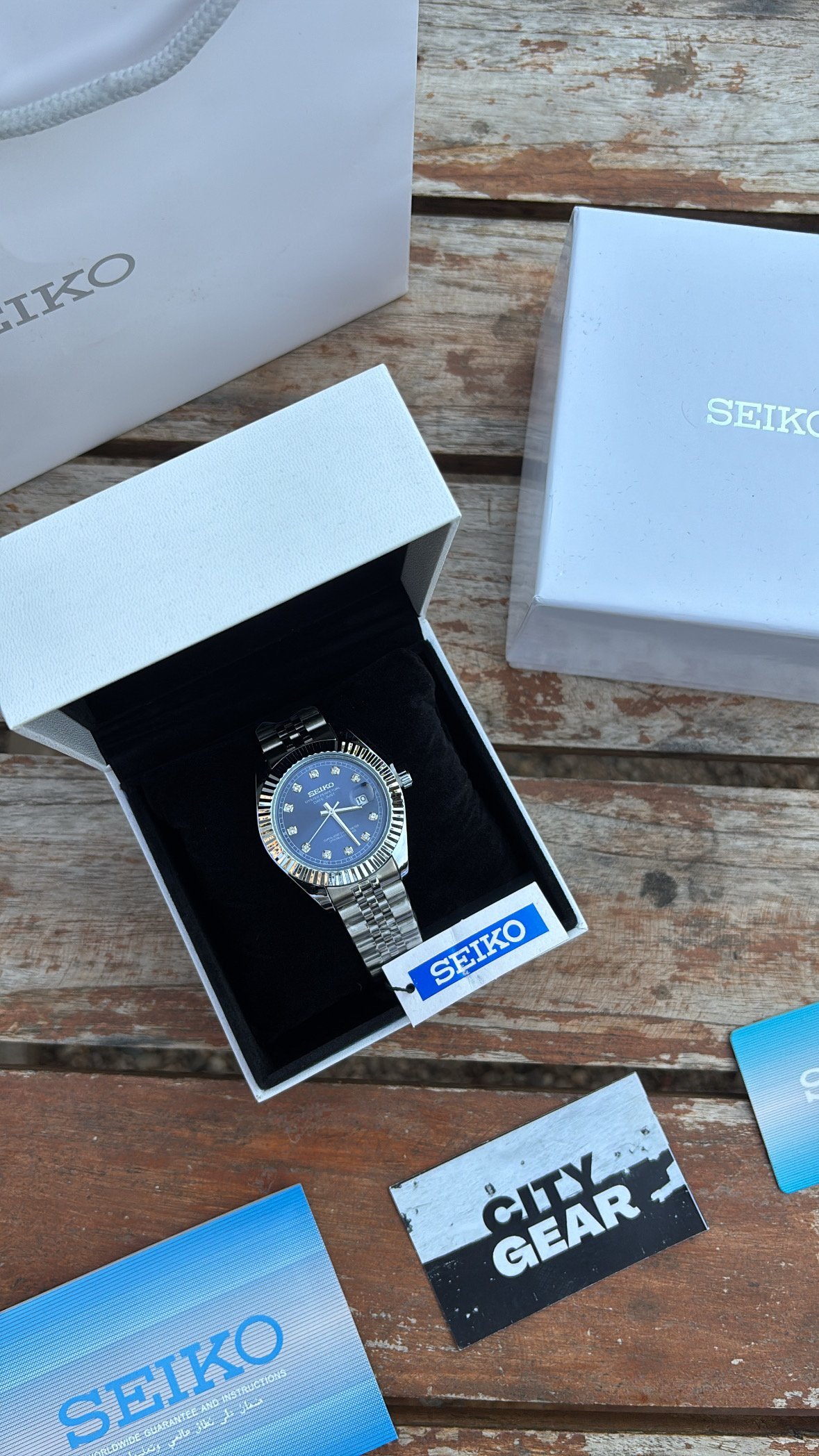 Seiko Date Just (Diamond)