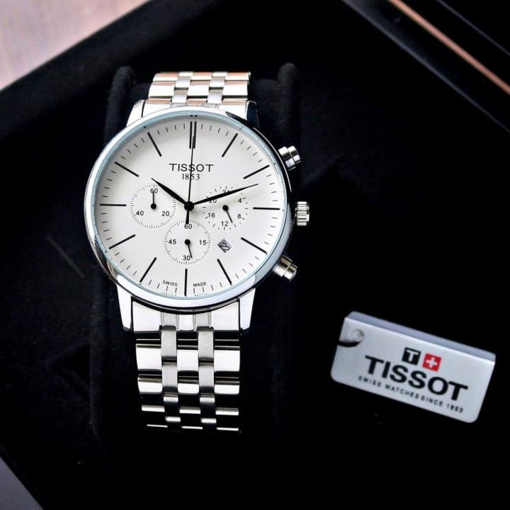 Tissot 1853 Chemin White Silver