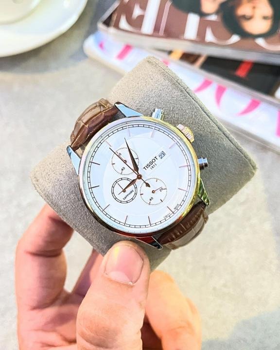 Tissot 1853 Chemin White Crocodile Belt