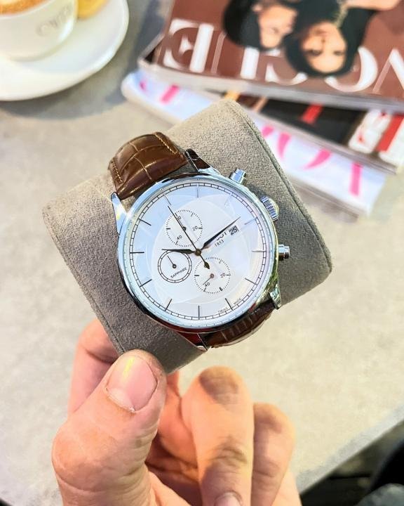 Tissot 1853 Chemin Silver Crocodile Belt