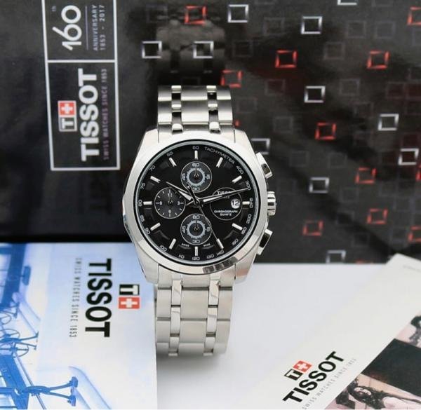 Tissot 1853 Couturier Silver Black