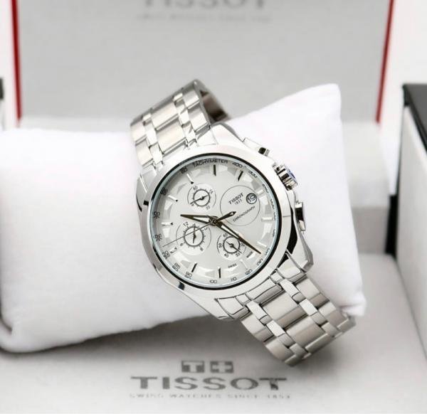 Tissot 1853 Couturier Silver White