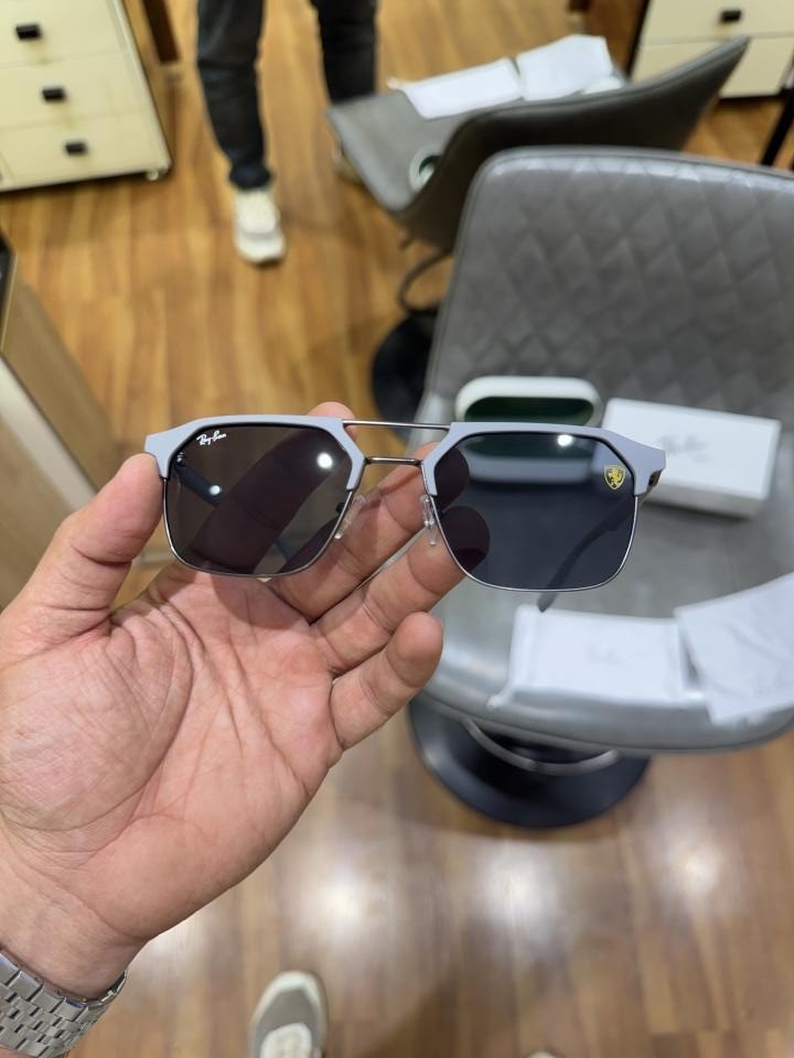 Rayban 04 Ferrari Grey Black