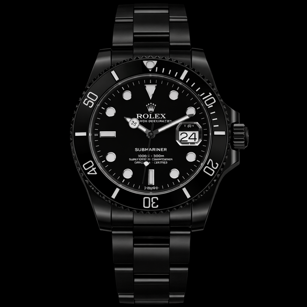 Rolex Oyster Perpetual Submarine Full Black Premium Wrist Watch