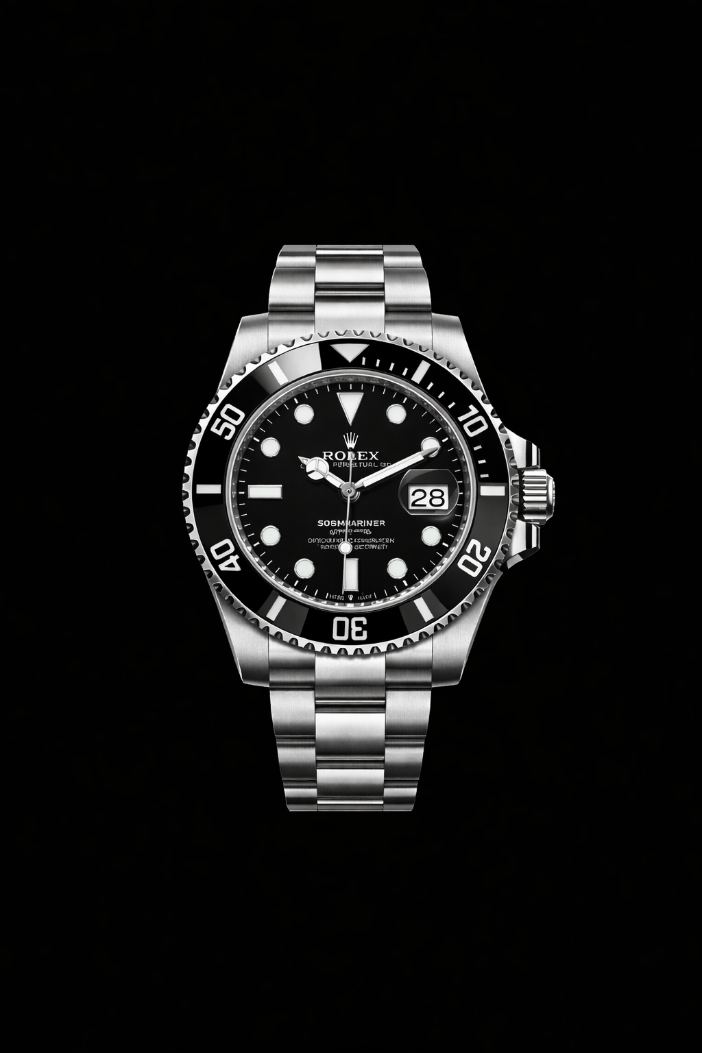 Rolex Oyster Perpetual Submarine Black Dial Premium Wrist Watch