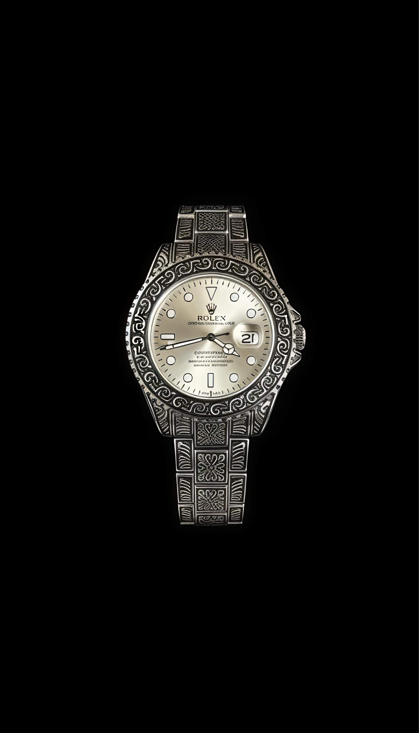 Rolex Oyster Vintage White Black