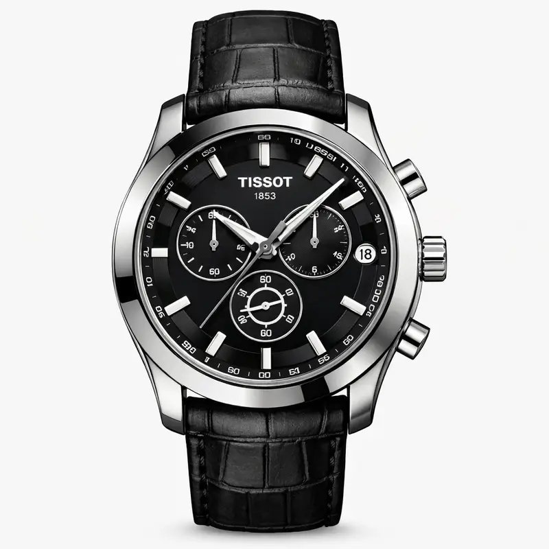 Tissot 1853 Couturier Black Silver