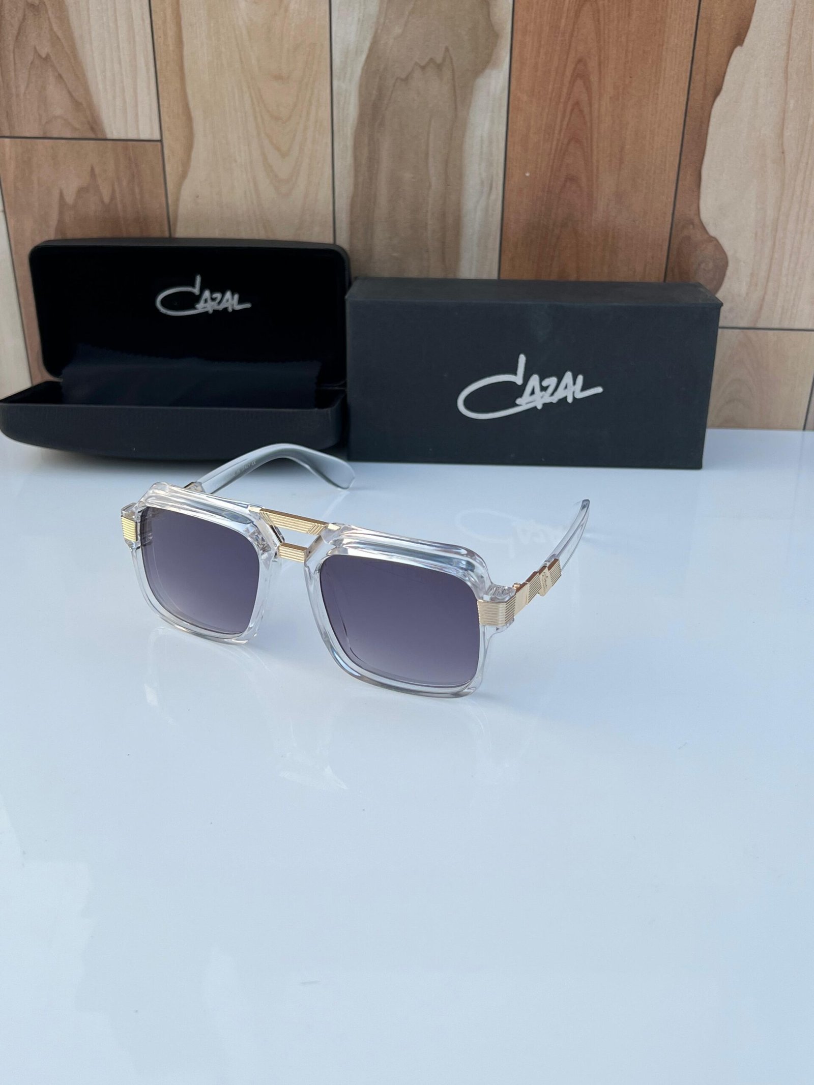 Cazal 7803 white black