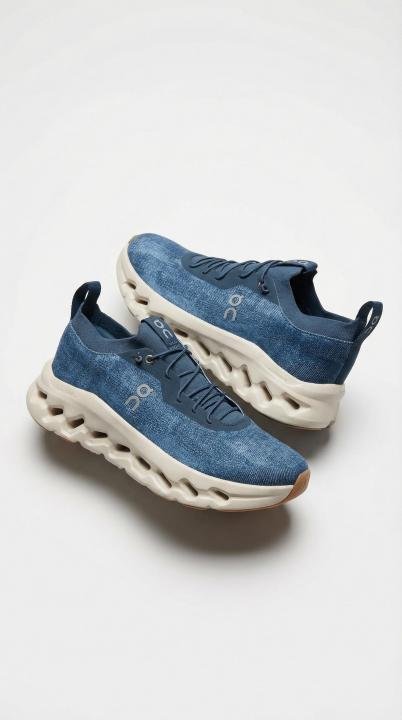 Loew.e x On Cloudtilt Blue Denim Running