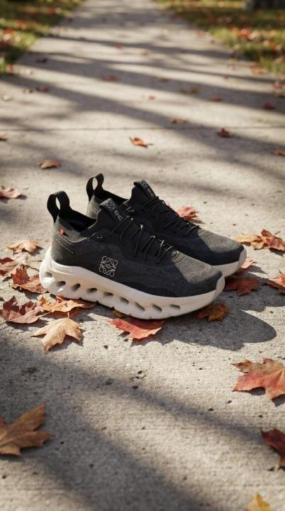 Loew.e x On Cloudtilt Grey Denim Running