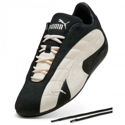 Pumaa Speedcat Plus Quilted Black Frosted Ivory