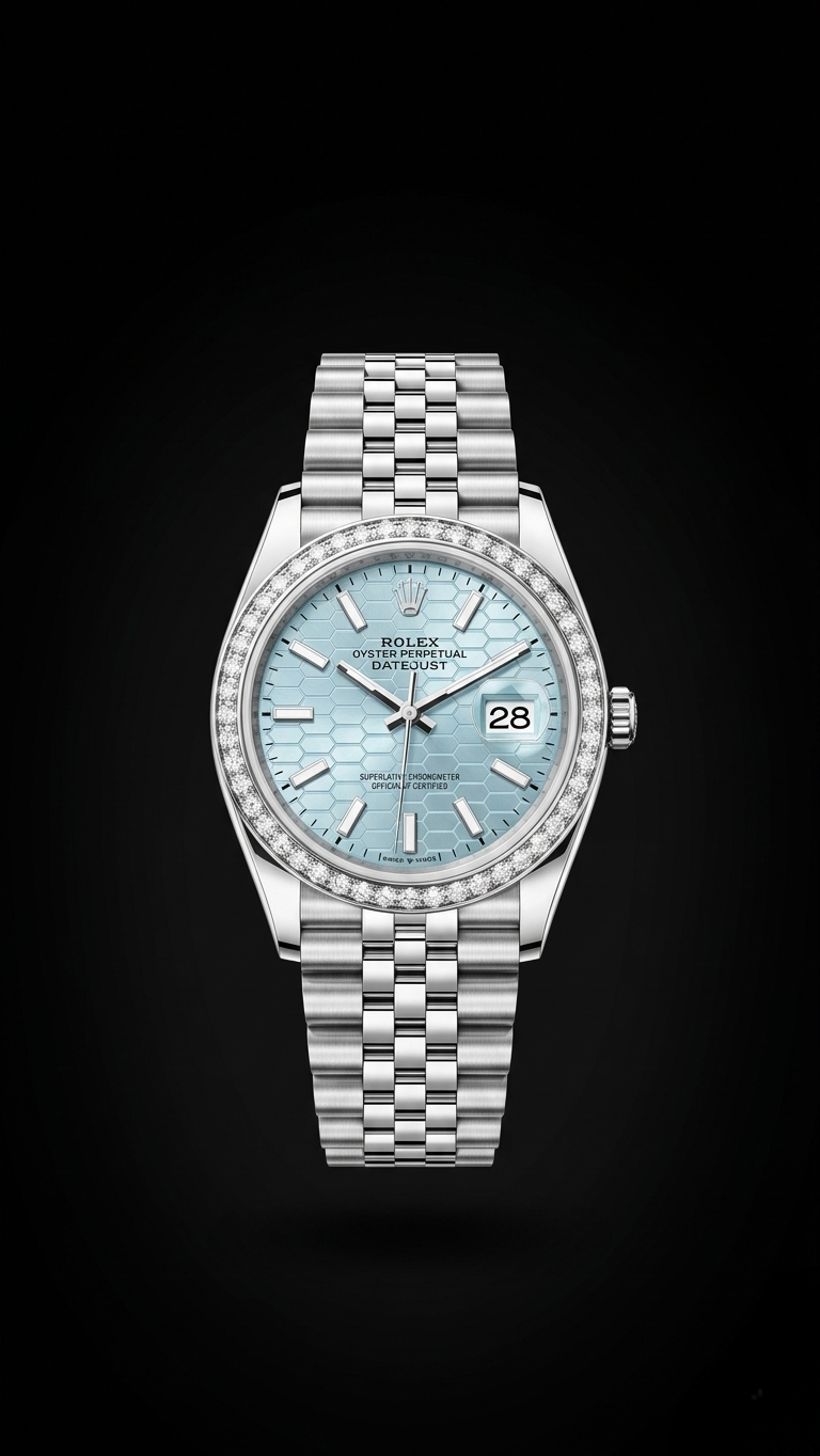 Rolex Land Dweller Full Diamond Tiffany