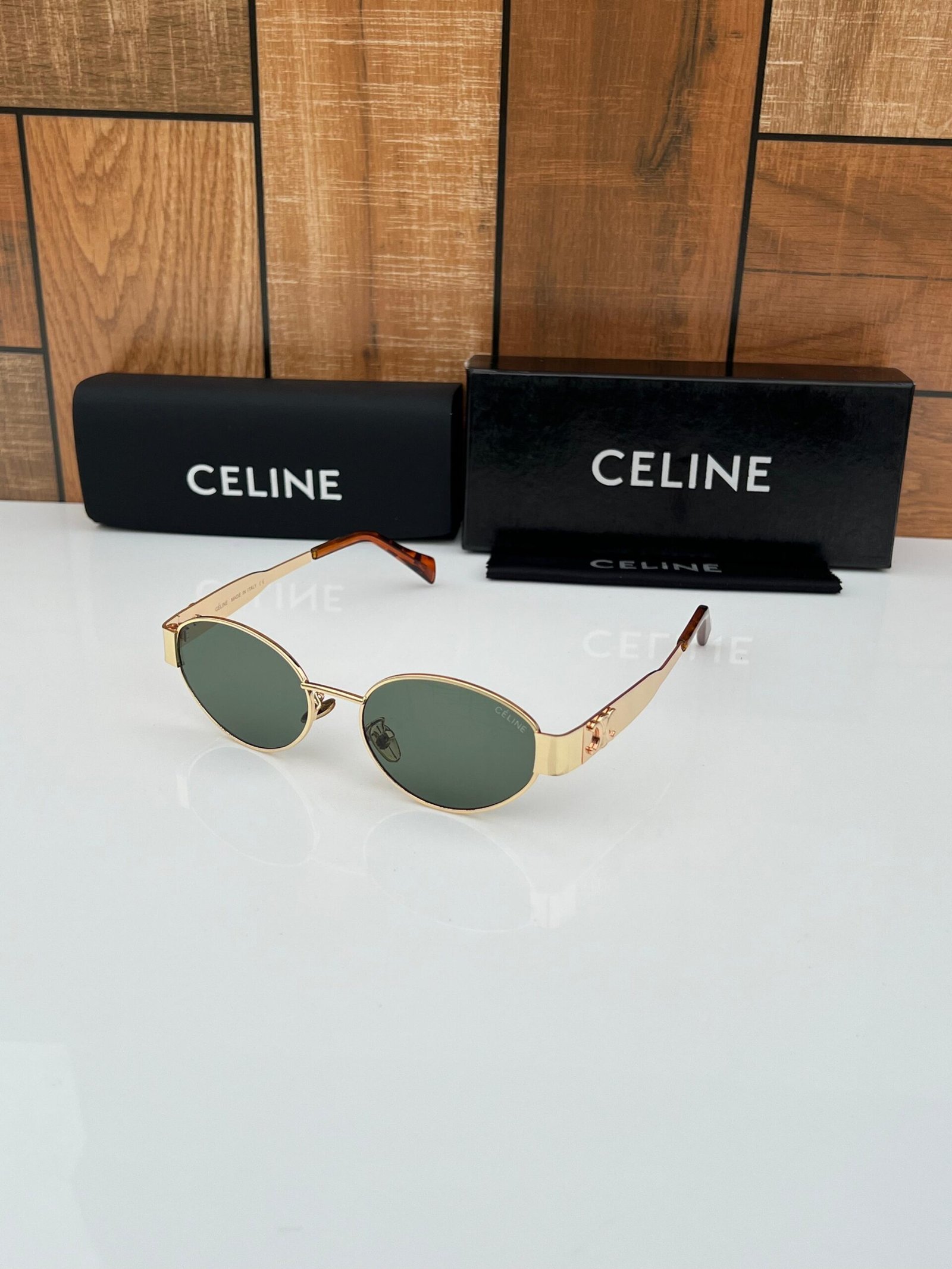 Celine 1006 gold green