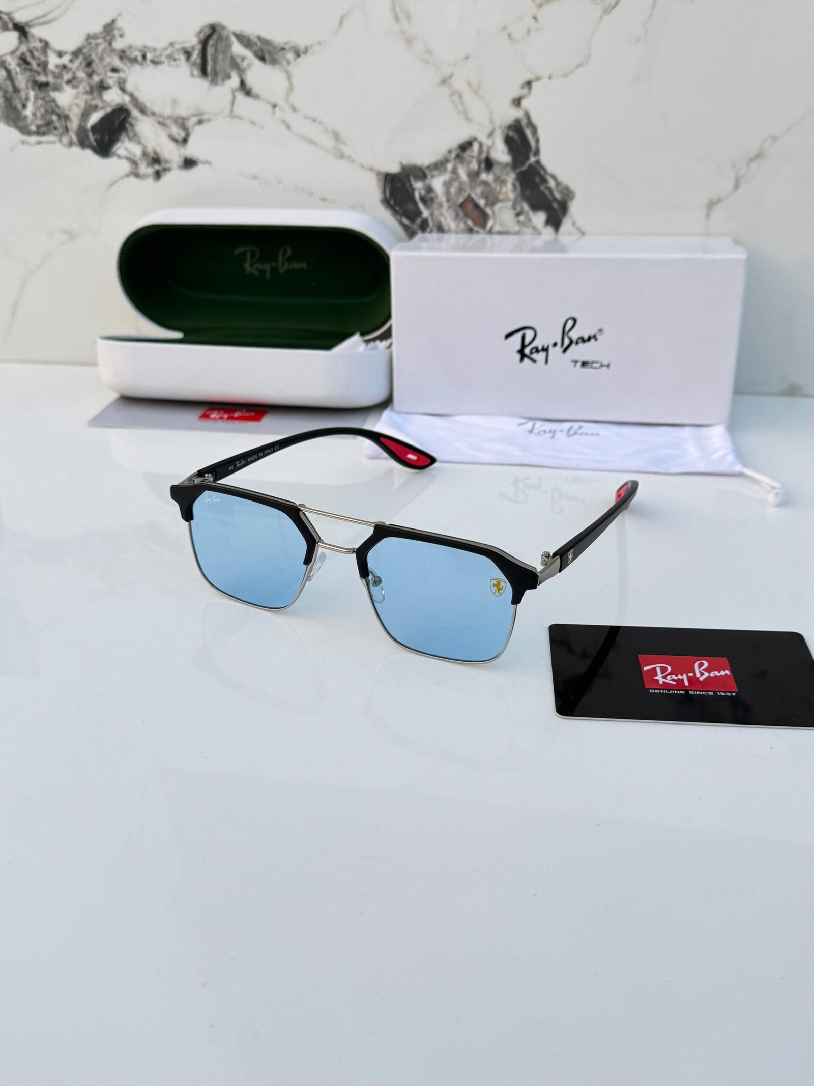 Rayban 04 silver blue