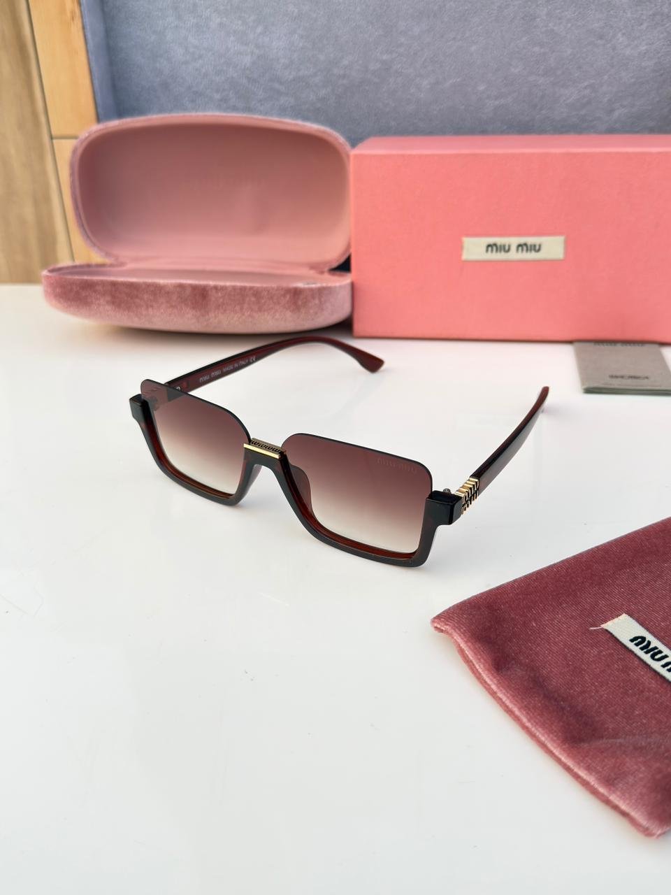 Miu miu 58204 brown