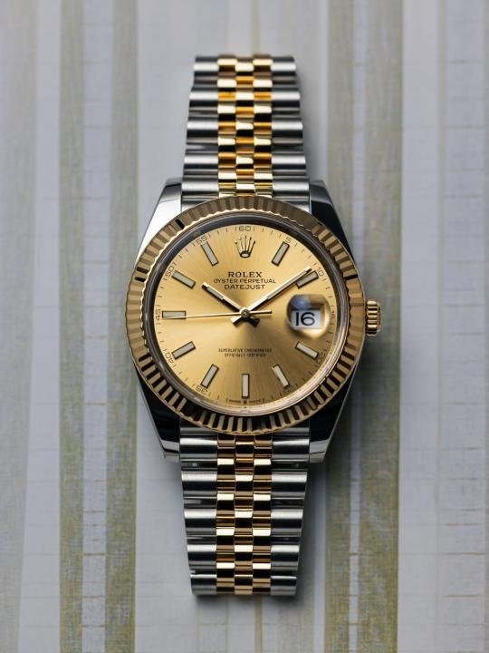 Rolex Oyster Perpetual Date Just Gold 2 Tone Automatic High Quality