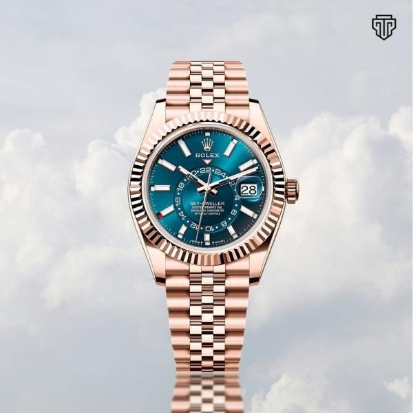 Rolex Oyster perpetual Sky Dweller Copper Blue