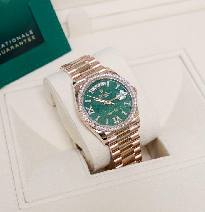 Rolex Oyster Perpetual Day Date Diamond Copper-Brown