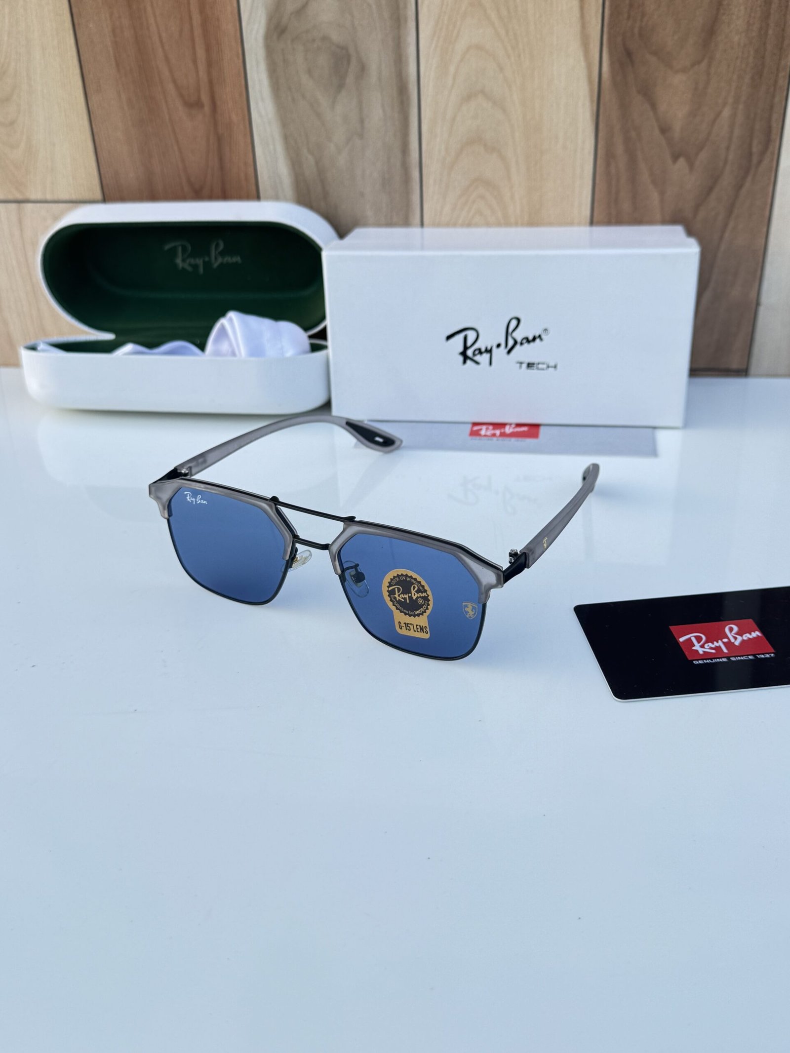 Rayban 04 grey blue