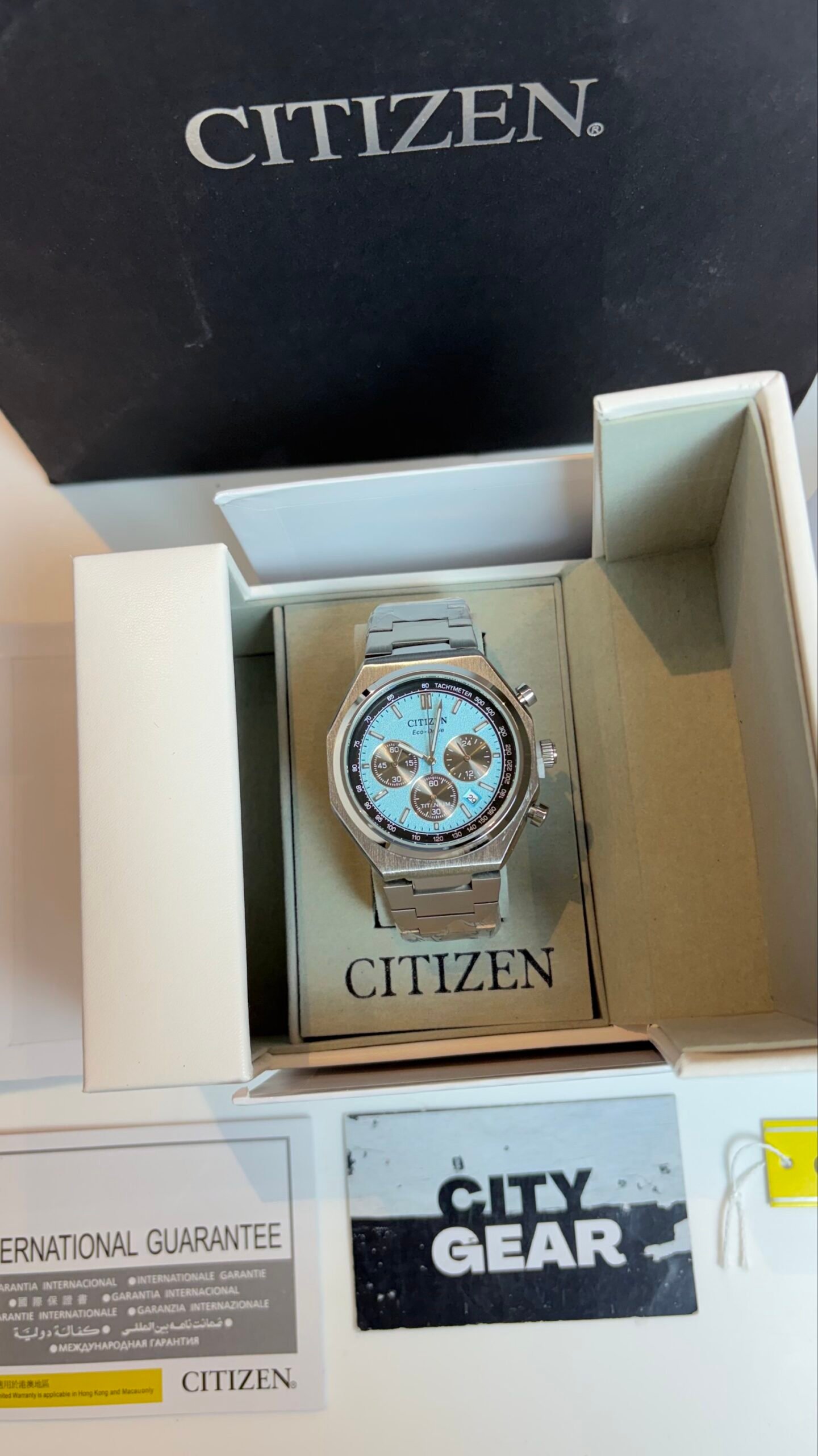 Citizen Zenshin Chrono Super Titanium Sky Blue