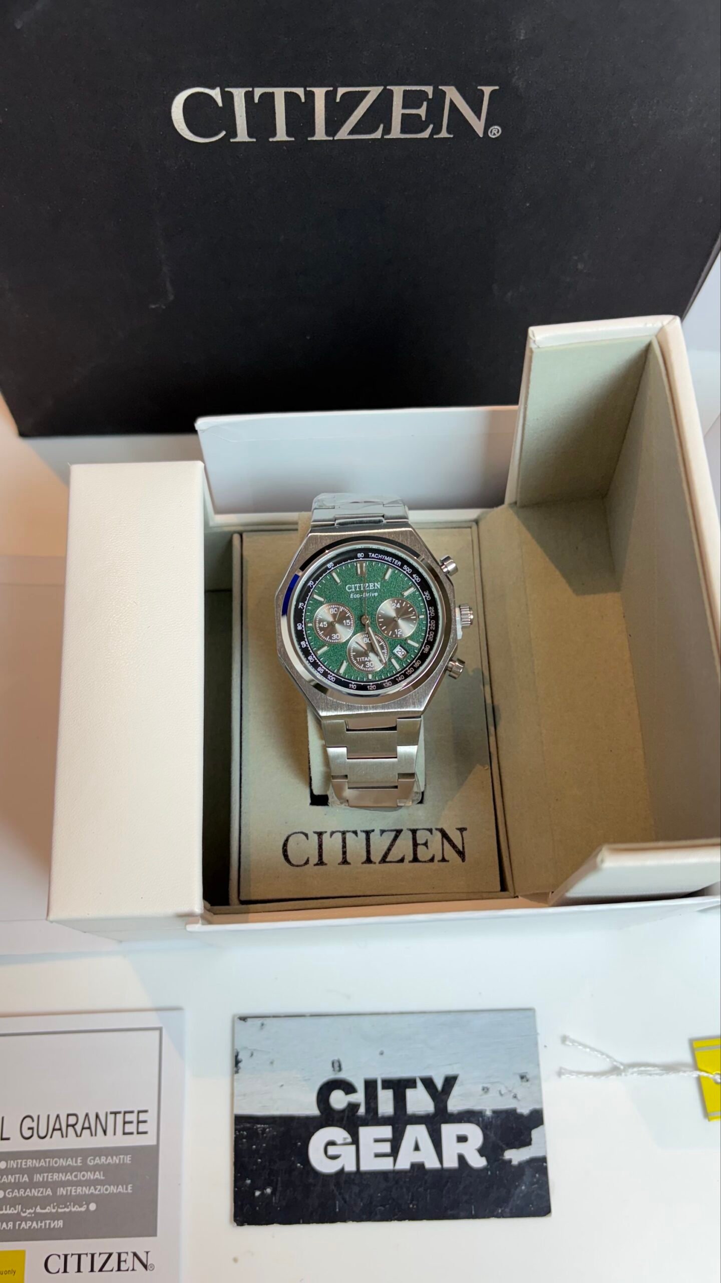 Citizen Zenshin Chrono Super Titanium Green