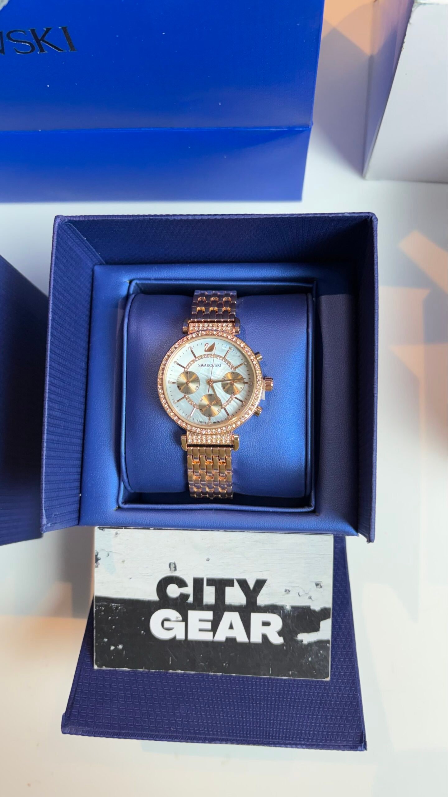 Swarovski Passage Chronograph Off White