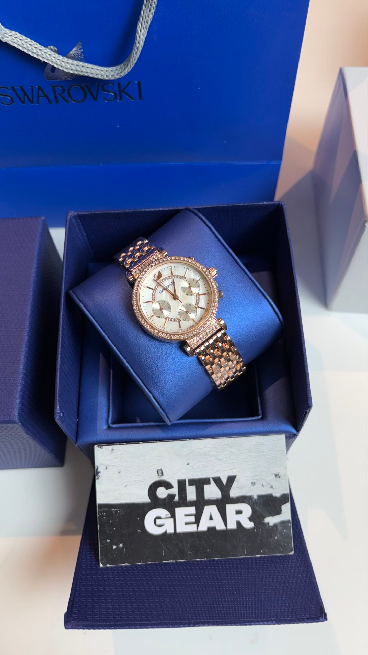 Swarovski Passage Chronograph Pink - White