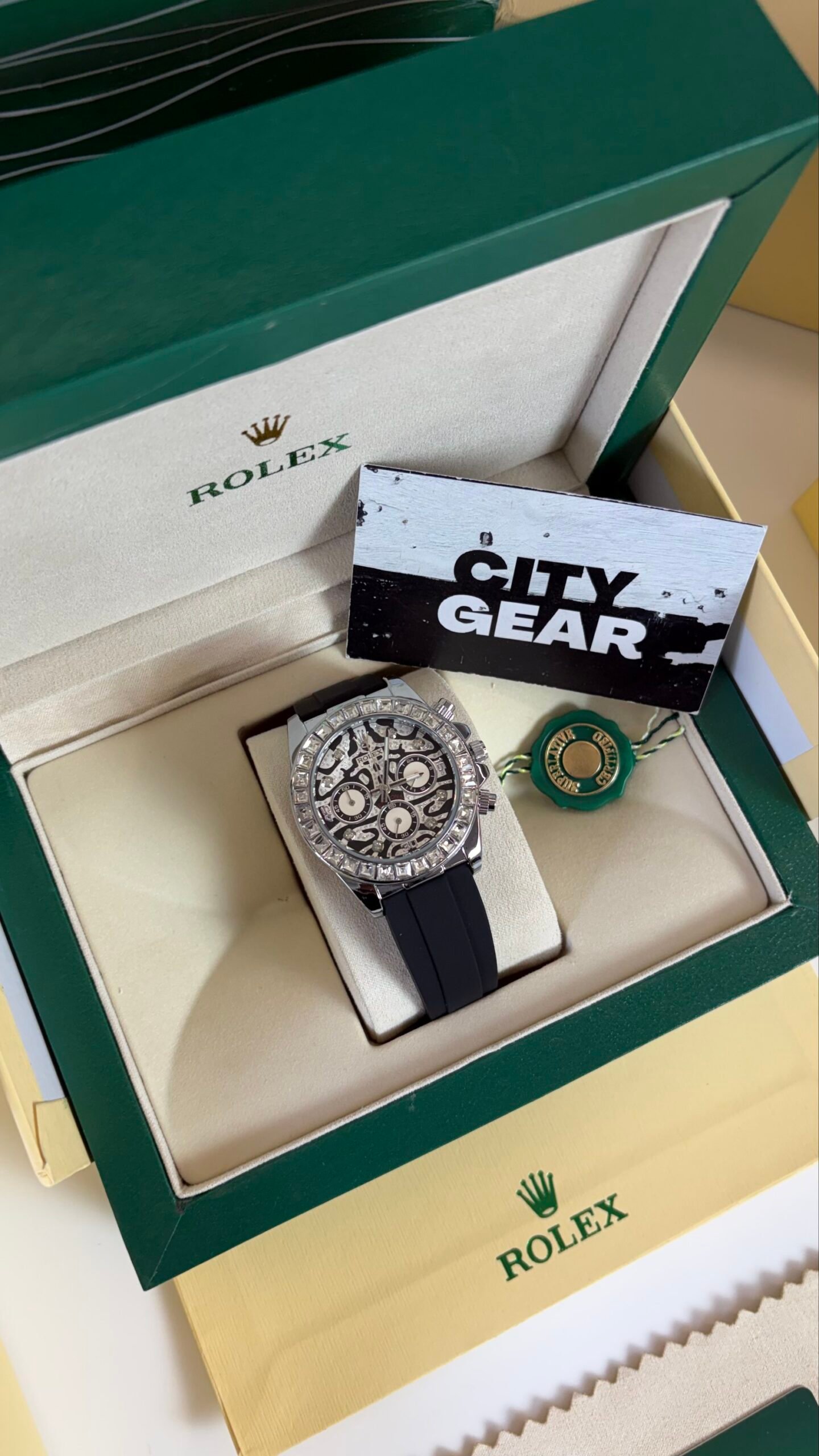 Rolex Oyster Perpetual Tiger Silver