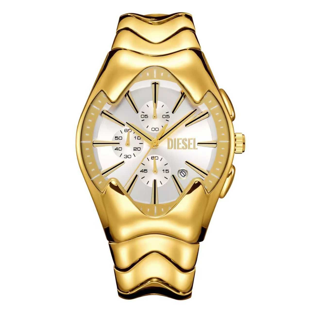 Diesel Mercurial Chronograph Gold White