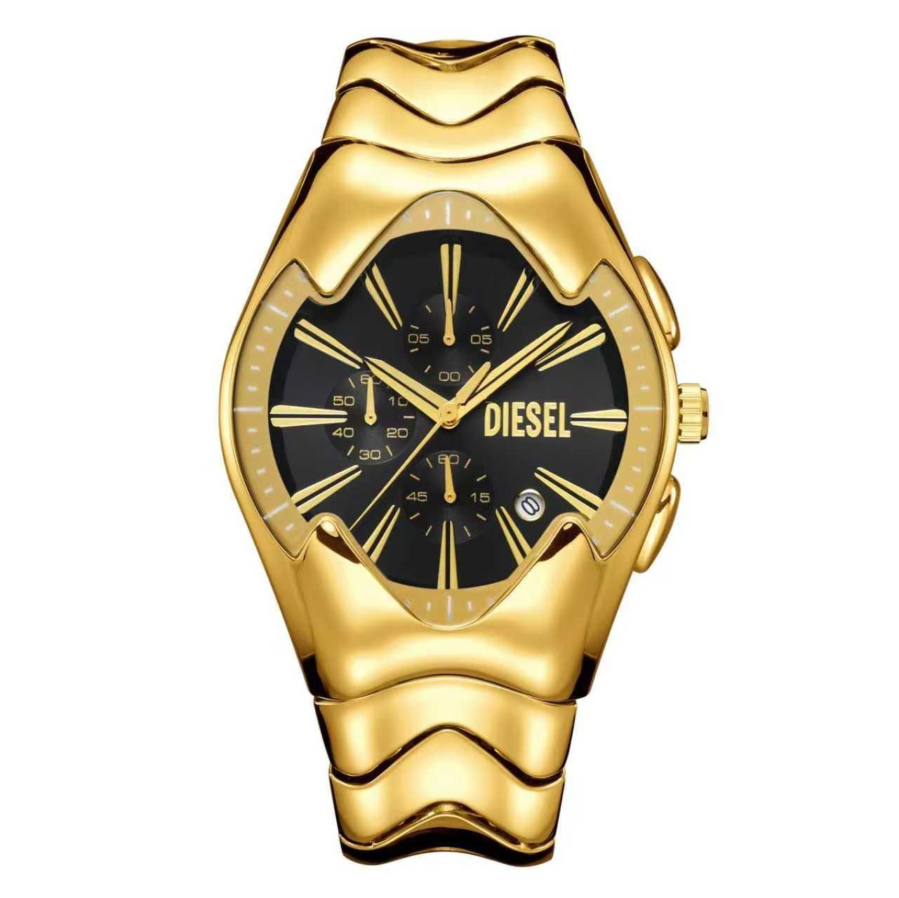 Diesel Mercurial Chronograph Gold Black