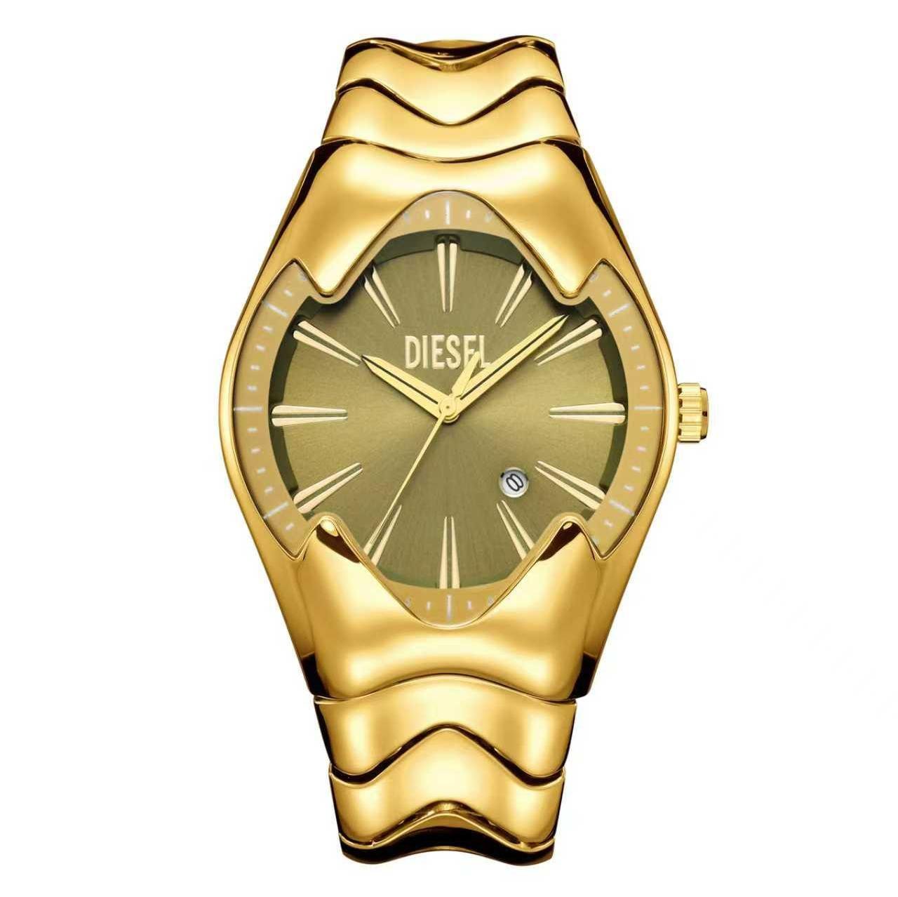 Diesel Mercurial Gold Green Watch
