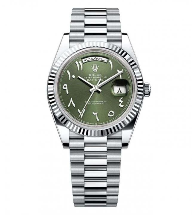 Rolex Oyster perpetual Date Just Gold Green Automatic High Quality