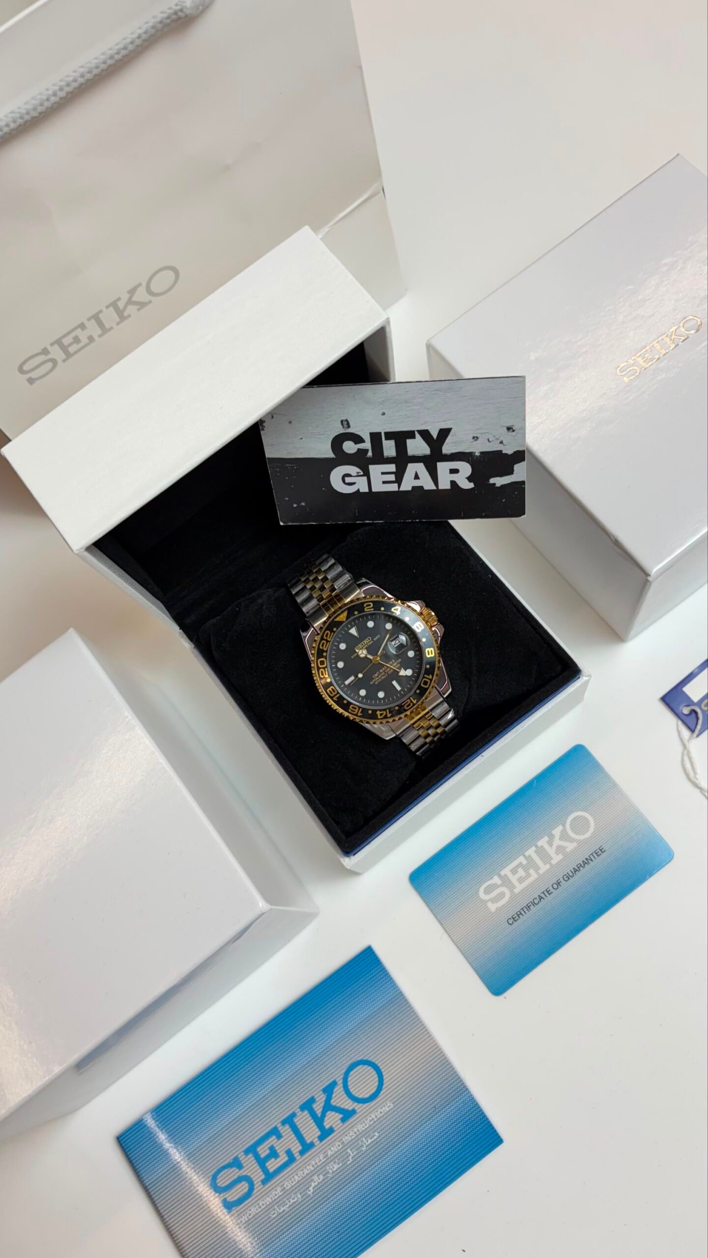 Seiko Oyster Perpetual Gmt Master 2ton Black