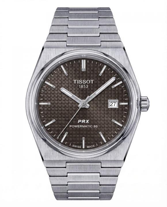 Tissot Prx 1853 Silver Brown Watch