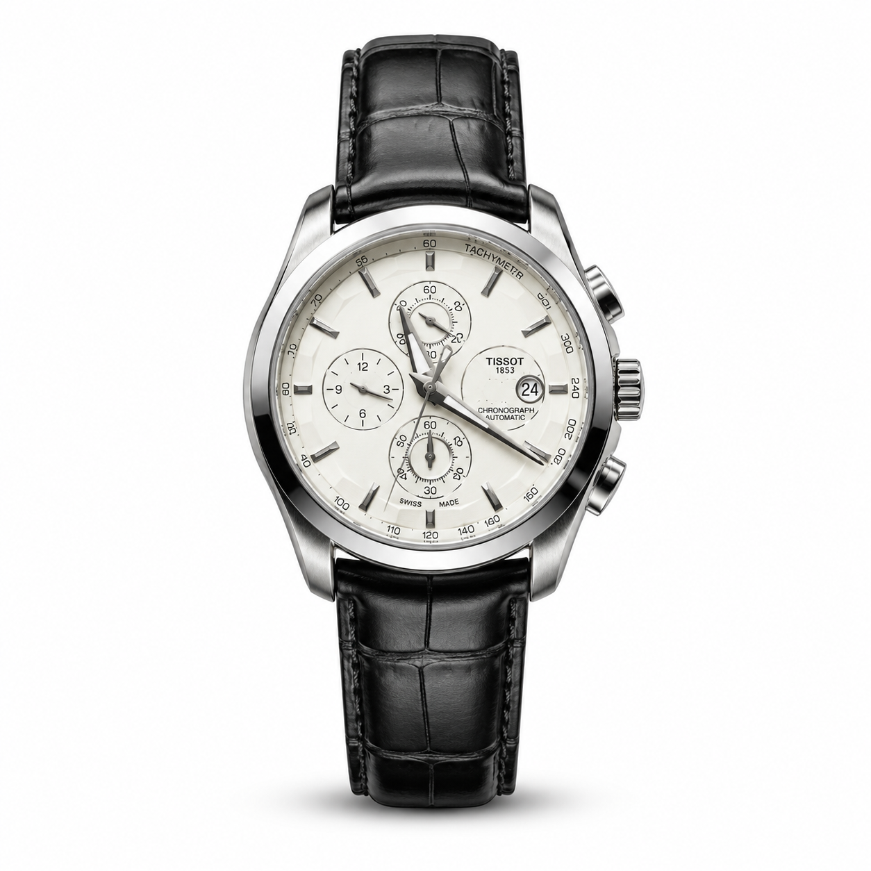 Tissot 1853 Couturier Black-Silver-White