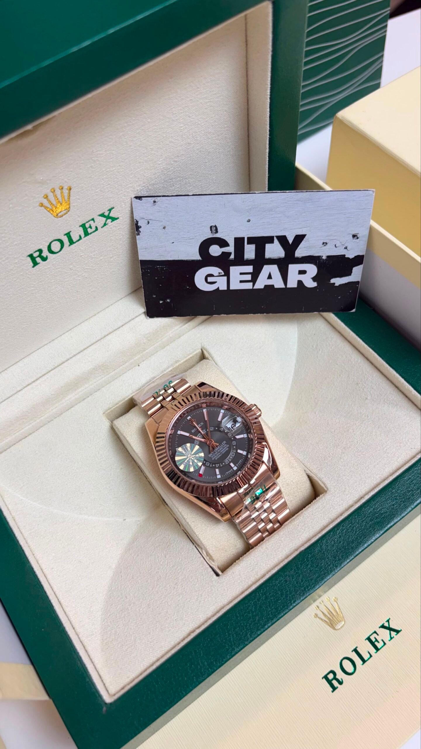 Rolex Sky Dweller Copper Black Automatic Watch